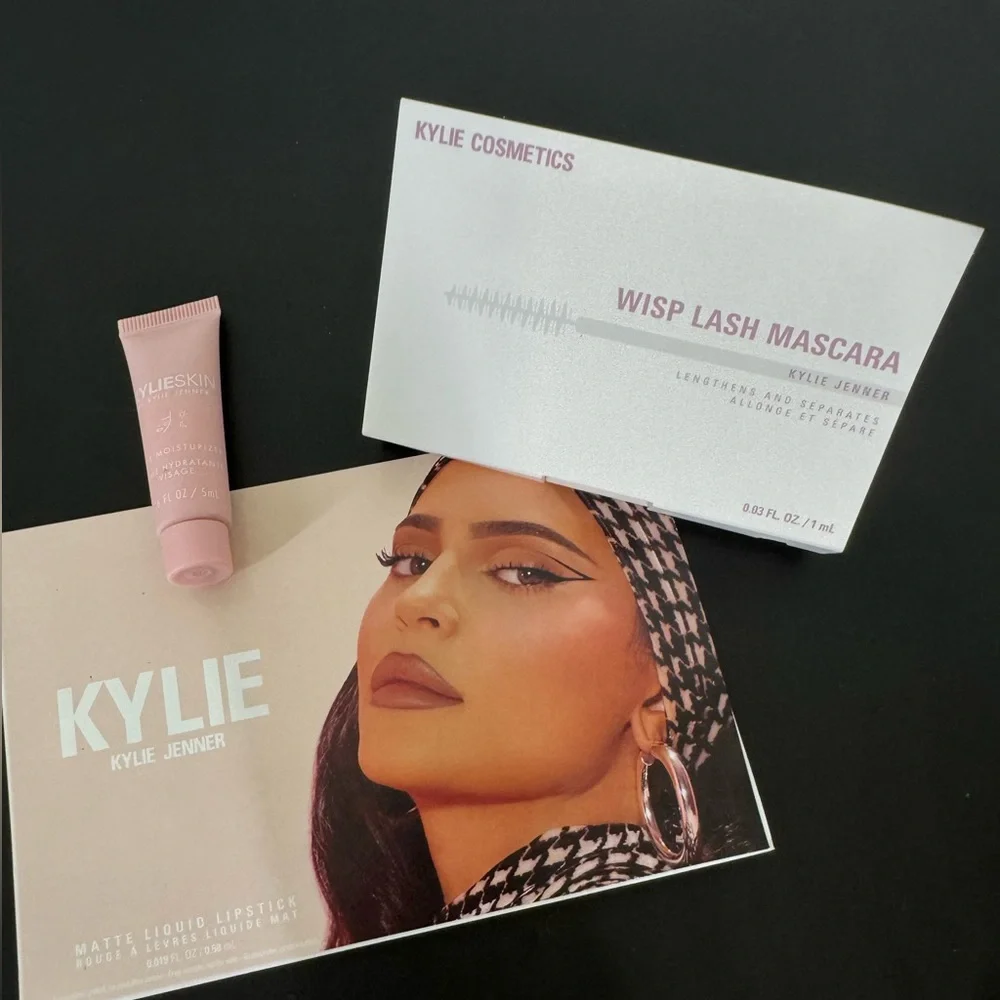 NEW Kylie Cosmetics Bundle Wisp Lash Mascara - Lipstick - Moisturizer - Travel